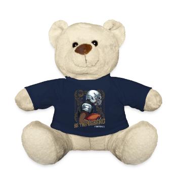football - Teddy Bear - french navy - Front
