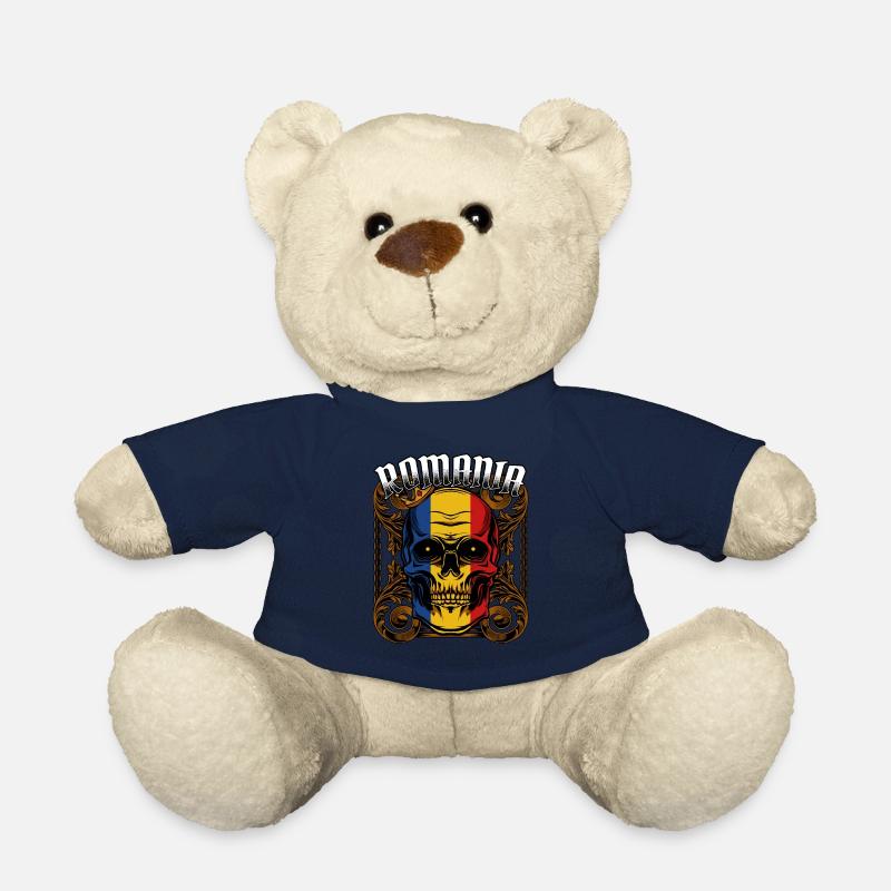 Rumänischer Totenkopf Rumänien Bukarest Geschenk - Teddy - French Navy