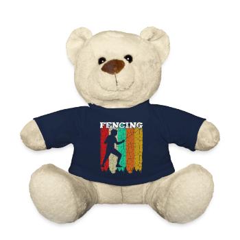 Fencing - Teddy Bear - french navy - Front