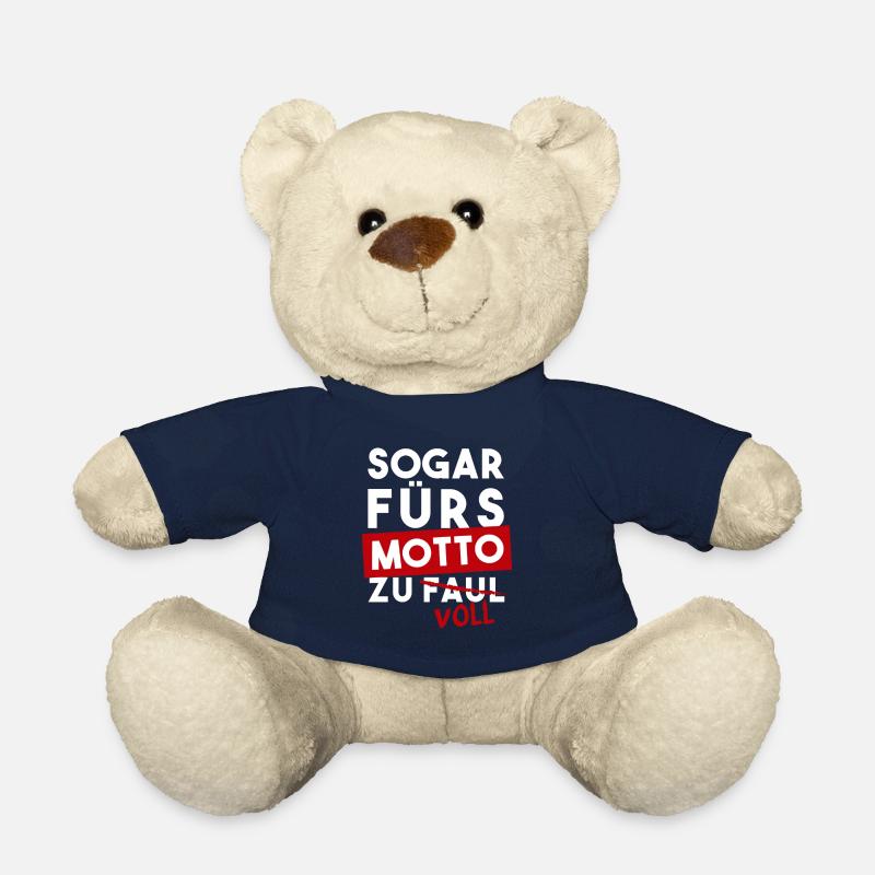 Sogar für's Motto zu voll Abschluss Abschlusspulli - Teddy - French Navy