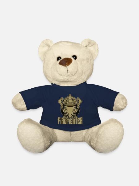 Service des incendies Protection respiratoire AGT TLF HLF 112 Idée cadeau - Nounours - bleu marine