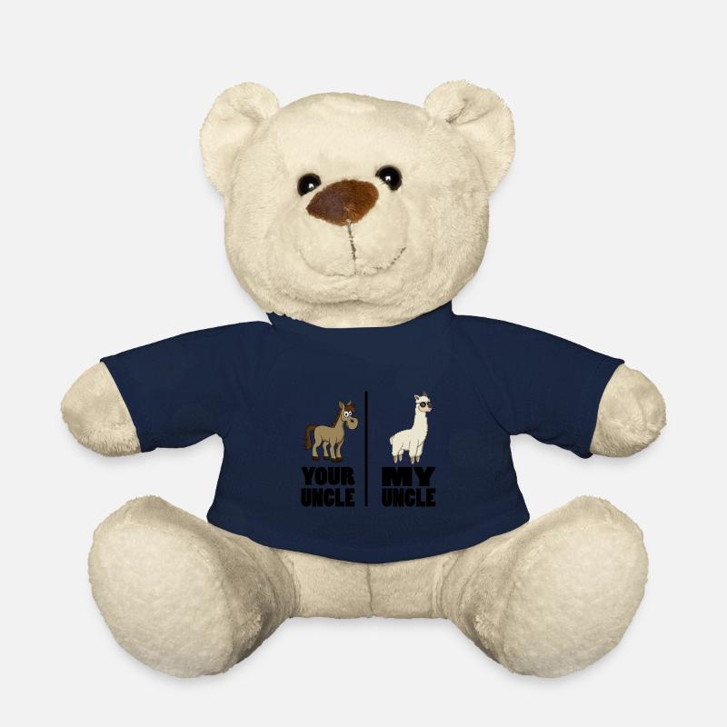 Deine Onkel Meine Onkel Lustiges Einhorn Geschenk - Teddy - French Navy