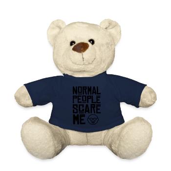 Normal People Scare Me Geschenk Nerd Geek Geschenk - Teddy - French Navy - Vorne