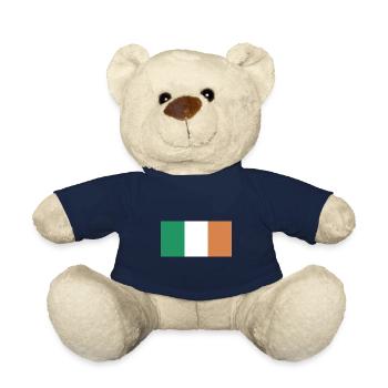 Flag Ireland Flag, Flag of Ireland, Ireland - Teddy Bear - french navy - Front