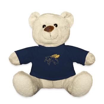 Biene Imker Bienen Imkerei - Teddy - French Navy - Vorne