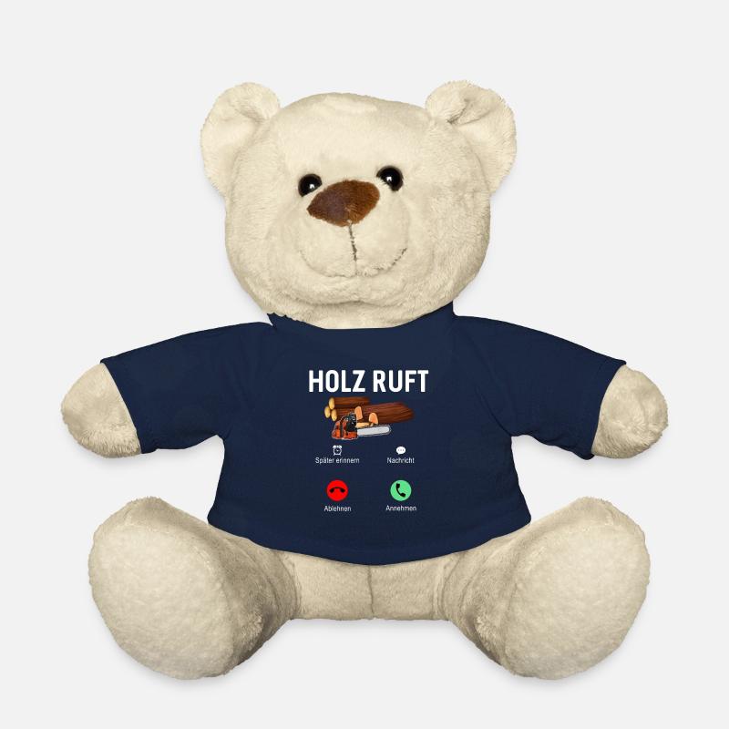 Holz ruft an Telefon - Teddy - French Navy