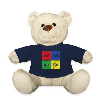 Flugzeug retro - Teddy - French Navy - Vorne