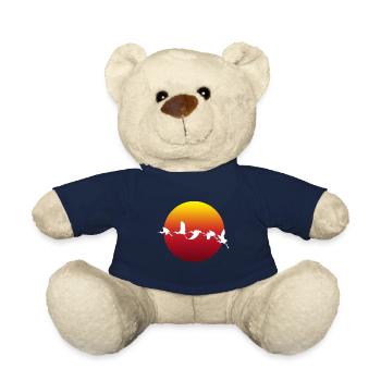 Flying birds - flying birds - Teddy Bear - french navy - Front