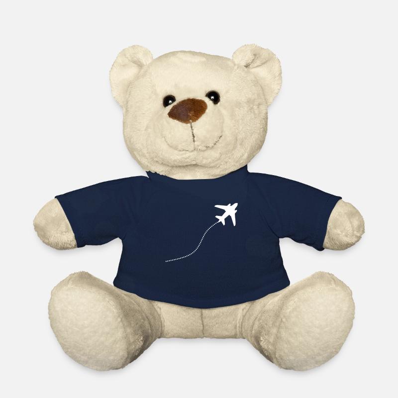 Pilot pilots plane gift T-shirt - Teddy Bear - french navy
