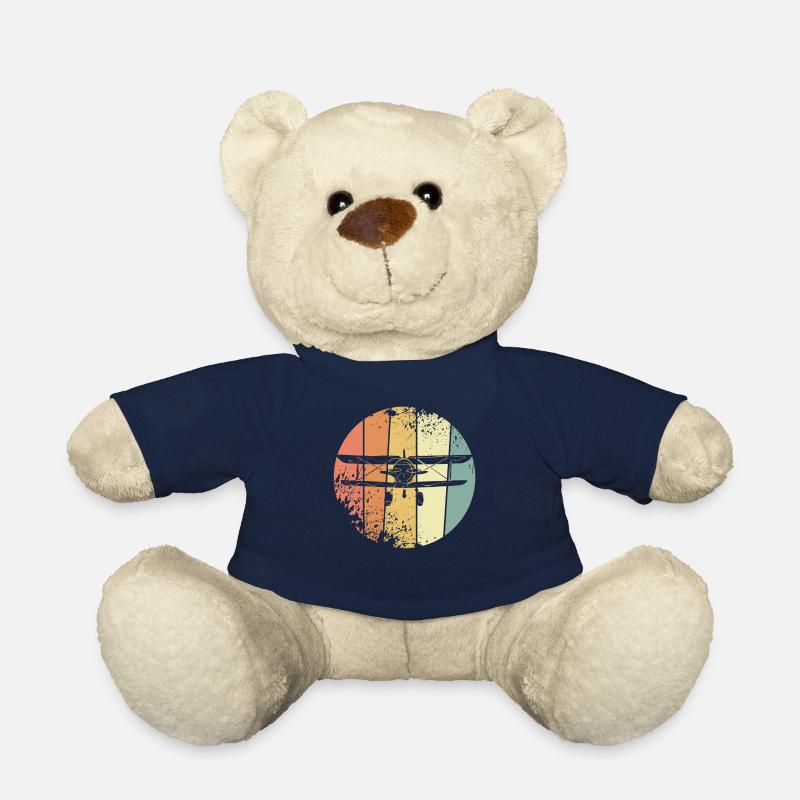 Retro Flugzeug - Teddy - French Navy