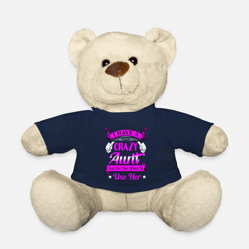Folle tante - Nounours - bleu marine