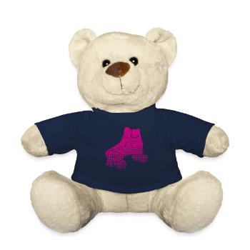 Roller skating Roller skating - Teddy Bear - french navy - Front