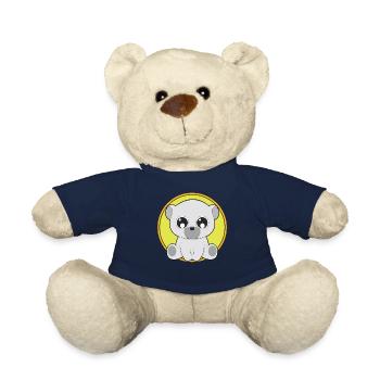 Süßer Eisbär niedliche Tiere - Teddy - French Navy - Vorne
