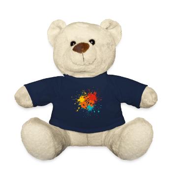 Cube - Teddy Bear - french navy - Front