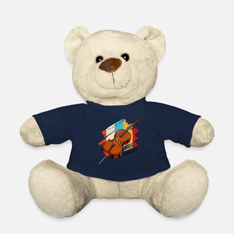 violoncelle - Nounours - bleu marine