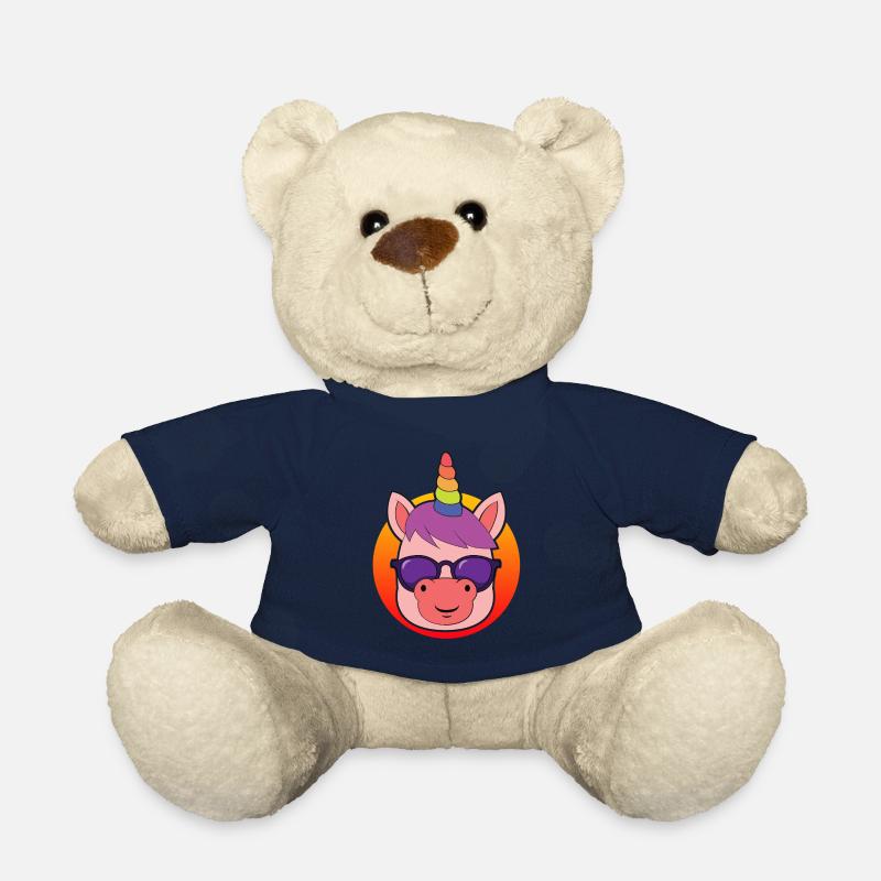 Cooles Einhorn - Teddy - French Navy