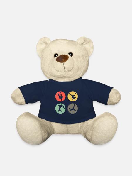 Rétro Breakdance Bboying Gift I Breakdance - Nounours - bleu marine