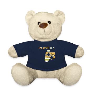 Player 1 - Partner Pair Gaming Console Partner Look - Teddy Bear - french navy - Front
