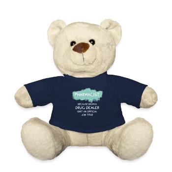 Pharmacien pharmacie médecine étudiant cadeau drôle - Nounours - bleu marine - Devant
