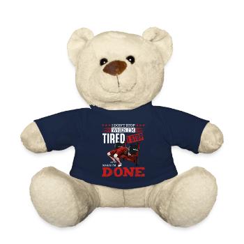 body builder - Teddy Bear - french navy - Front