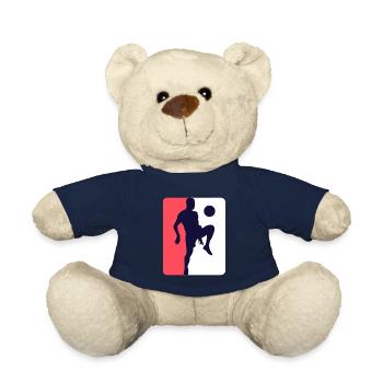 Fußball Logo Verein Fußballer - Teddy - French Navy - Vorne