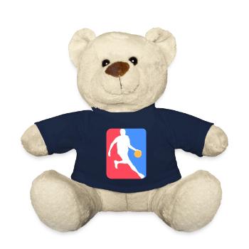 Basketball Logo Verein Basketballer - Teddy - French Navy - Vorne
