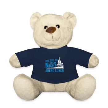 Segeln Boot Segelboot Geschenk I Kapitän Segler - Teddy - French Navy - Vorne