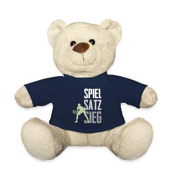 Tennis Spiel Satz Sieg - Teddy - French Navy - Vorne