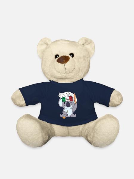 Italie Koch Koala Pizza Boulanger Rome Chef cuisine - Nounours - bleu marine