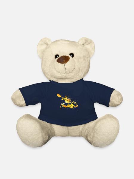 Kayak Kayak Kayaker - Teddy Bear - french navy