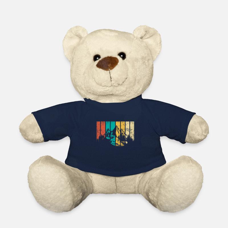 Retro Kajak Kayak Kajaker - Teddy - French Navy