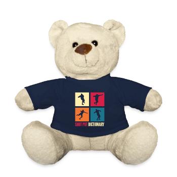 Shot put lexicon - Teddy Bear - french navy - Front