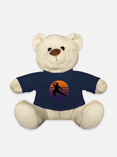 Silhouette de Tai Chi - Nounours - bleu marine