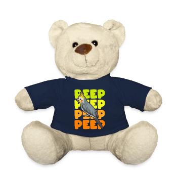 NYMPHENSITTICH Parakeet Gift - Teddy Bear - french navy - Front
