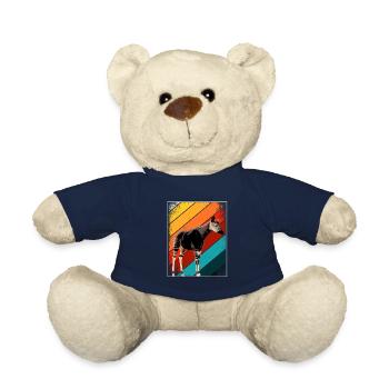 Okapi Retro Cadeau - Nounours - bleu marine - Devant