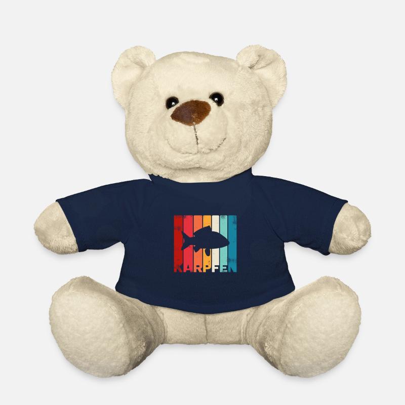 Karpfen Karpfenangeln Retro - Teddy - French Navy