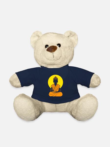 Bouddha bouddhiste bouddhisme - Nounours - bleu marine