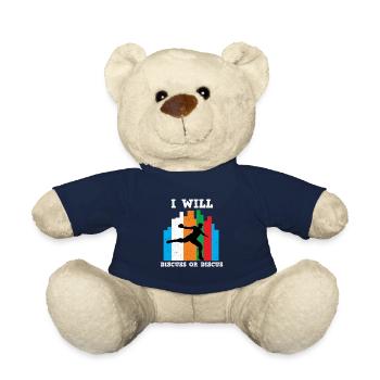 Diskuswerfen Diskuswurf Leichtathletik Diskus - Teddy - French Navy - Vorne