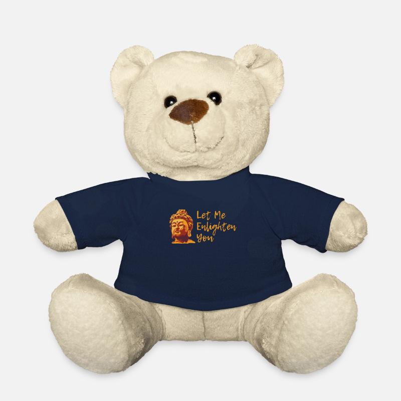 Buddha Buddhist Buddhism - Teddy Bear - french navy