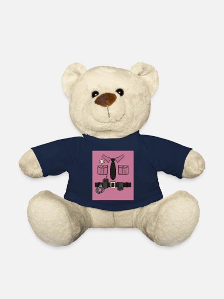Officier de police Commissaire de police - Nounours - bleu marine