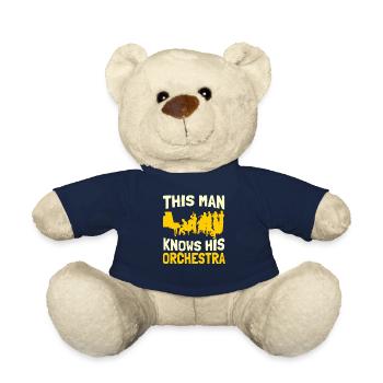Orchestra Classical Concert Classical Music - Teddy Bear - french navy - Front