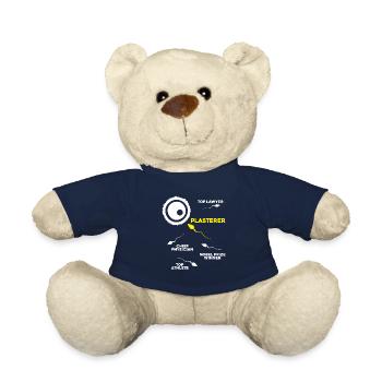 Stuckateur Plasterer Stukkateur Gipser Verputzer - Teddy Bear - french navy - Front