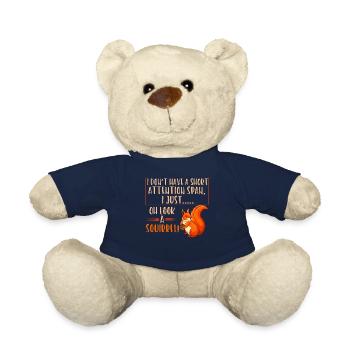 Short attention squirrels - Teddy Bear - french navy - Front