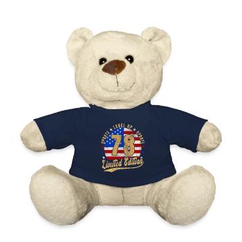 Update Level Up 78 Years Limited Edition USA - Teddy Bear - french navy - Front