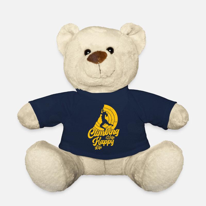 Climbing Klettern Kletterer Bouldern Bergsteiger - Teddy - French Navy