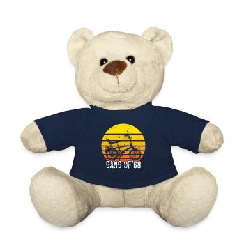 Bonanzarad Bonanza Bike Hipster Birthday 1968 - Teddy Bear - french navy - Front