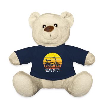 Bonanzarad Bonanza Bike Hipster Birthday 1971 - Teddy Bear - french navy - Front