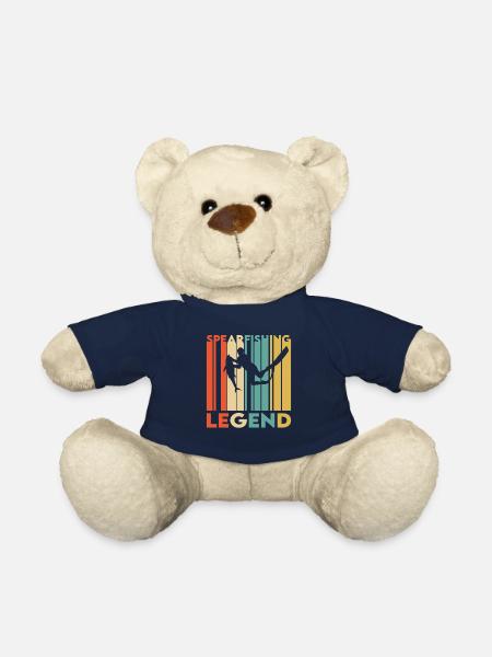Légende de la pêche sous-marine - Nounours - bleu marine