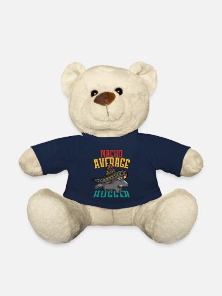 Nacho Average Hugger Porcupine Hedgehog - Teddy Bear - french navy