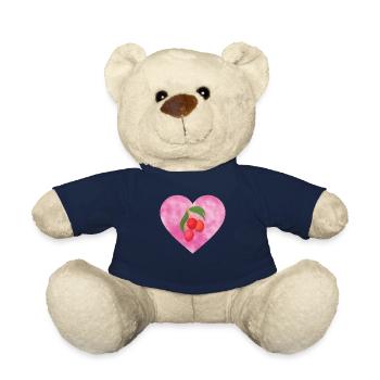 Litschi Herz - Teddy - French Navy - Vorne